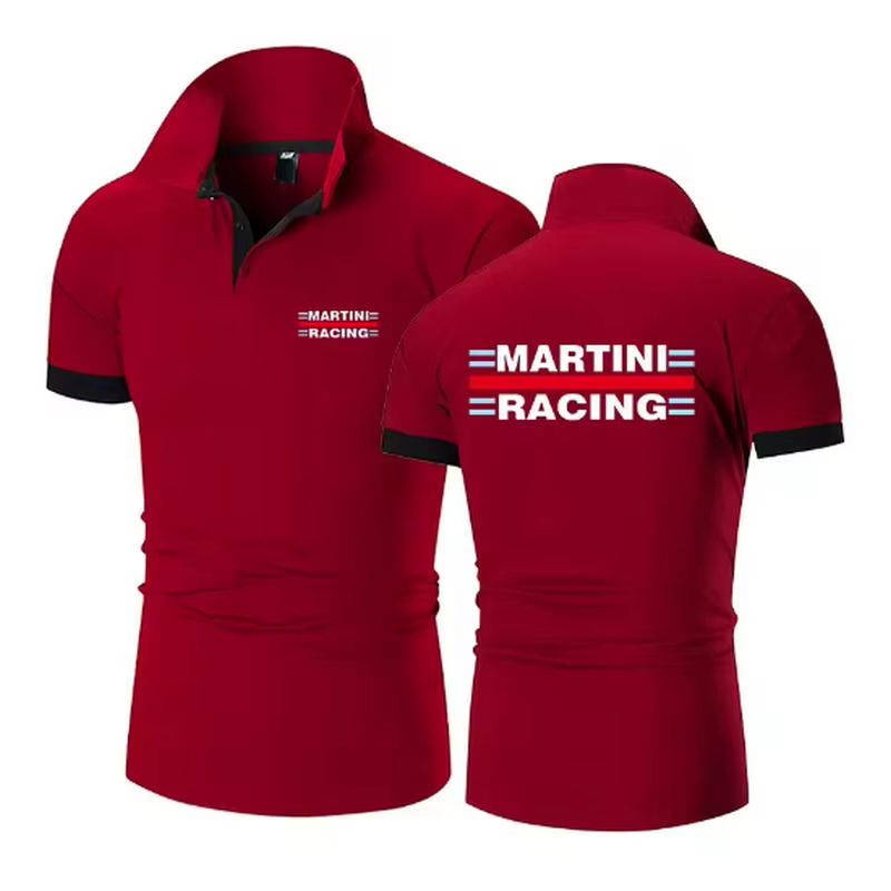 Polo décontracté à manches courtes pour hommes