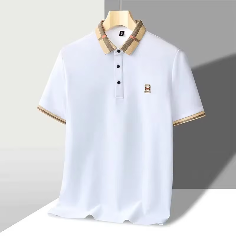 Polo à manches courtes de marque de luxe pour hommes
