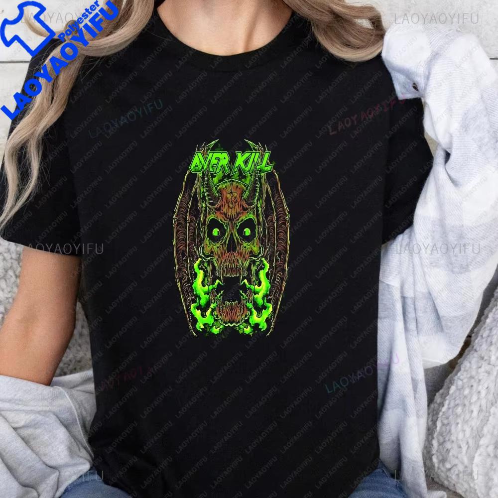 T-shirt imprimé Overkill Band
