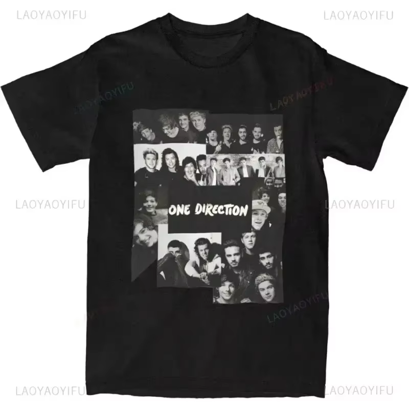 One Directions femmes imprimer T-Shirts rappeur à manches courtes t-shirt Hip Hop Vintage chanteur hauts été coton