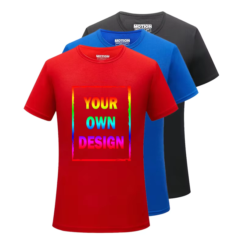 T-shirt personnalisé avec logo pour hommes et femmes