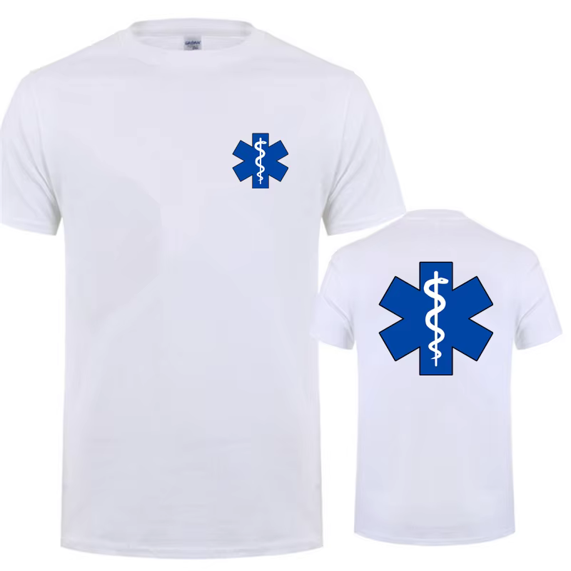 T-Shirt à Manches Courtes et Col Rond pour Homme et Femme