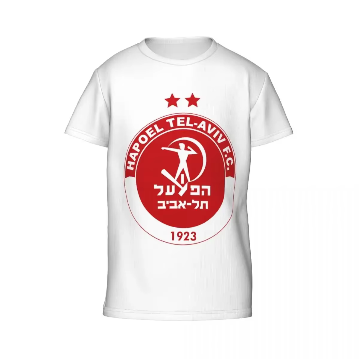 Hapoel Tel Aviv T Shirt - T-shirts à manches courtes et col rond doux pour adolescente et garçon