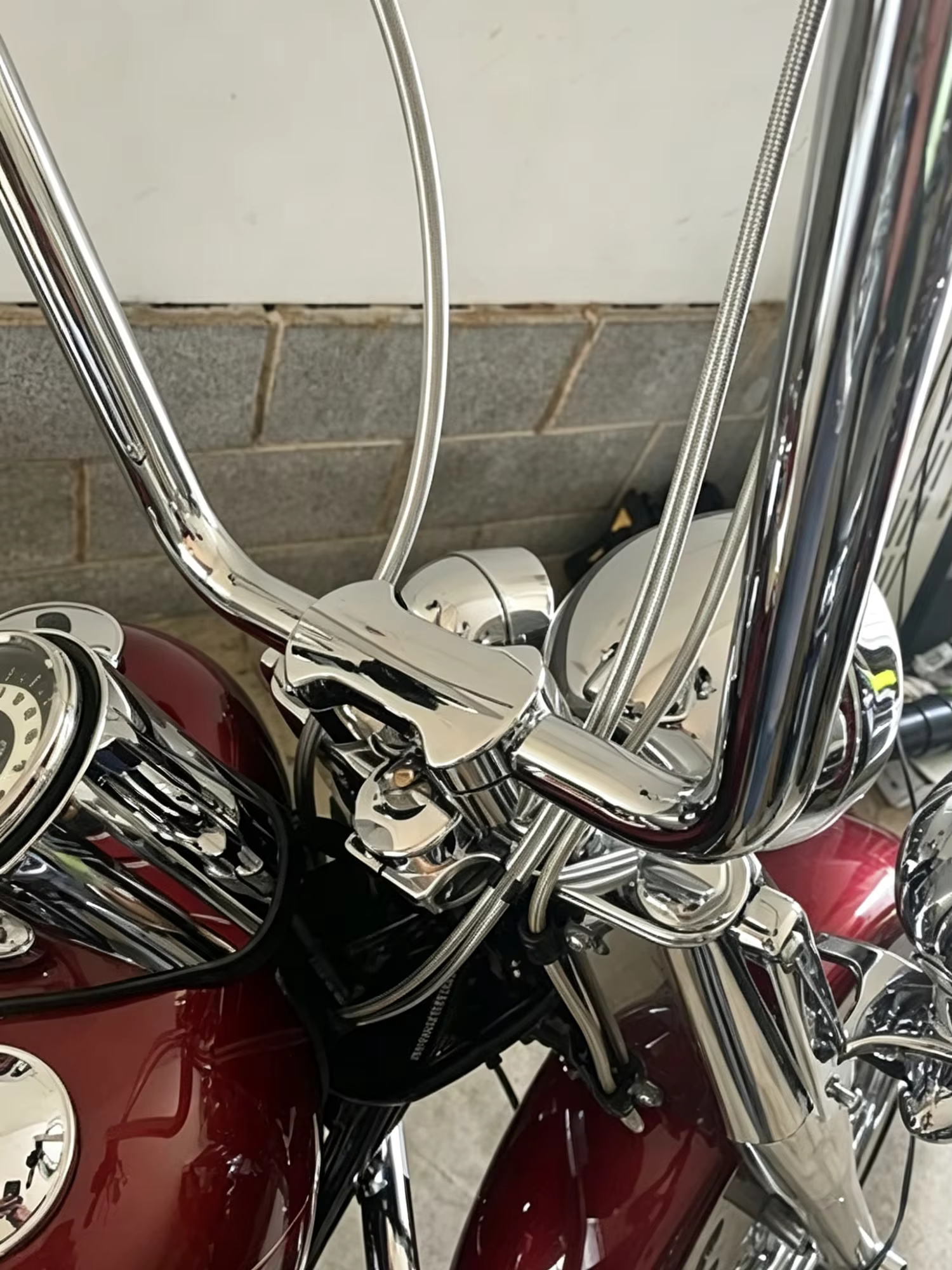 Rehausseurs de guidon de 3 pouces avec collier supérieur de 1