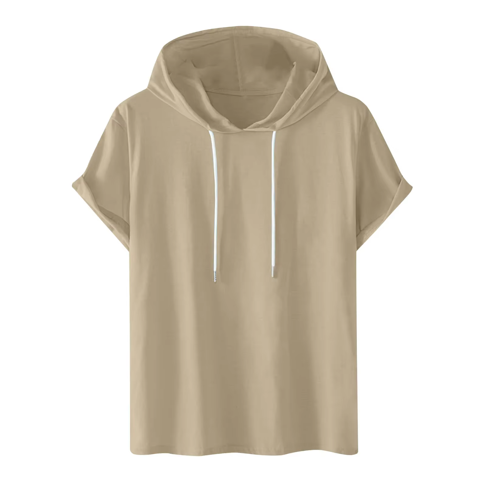 T-shirt à capuche d'été à manches courtes pour homme