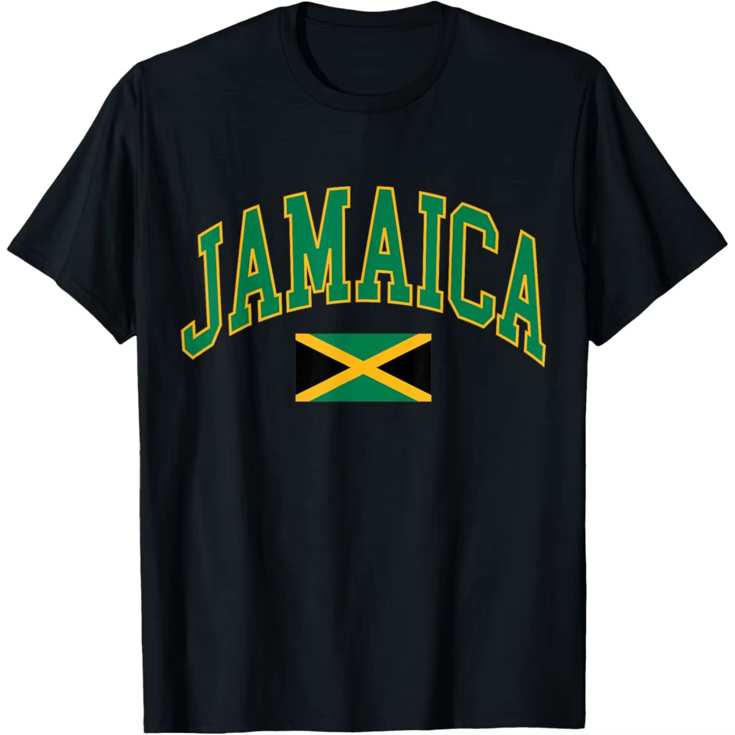 Drôle drapeau de la jamaïque graphique t-shirts hommes femmes pur coton Humor Streetwear t-shirt à manches courtes unisexe vêtements amples
