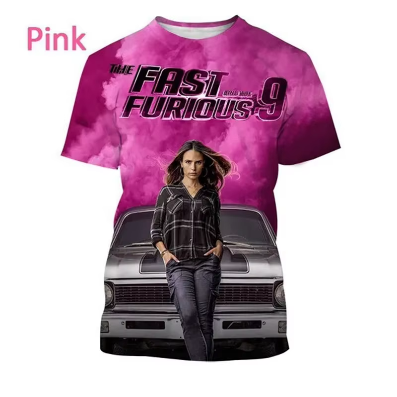 T-shirt Fast and Furious pour hommes et femmes