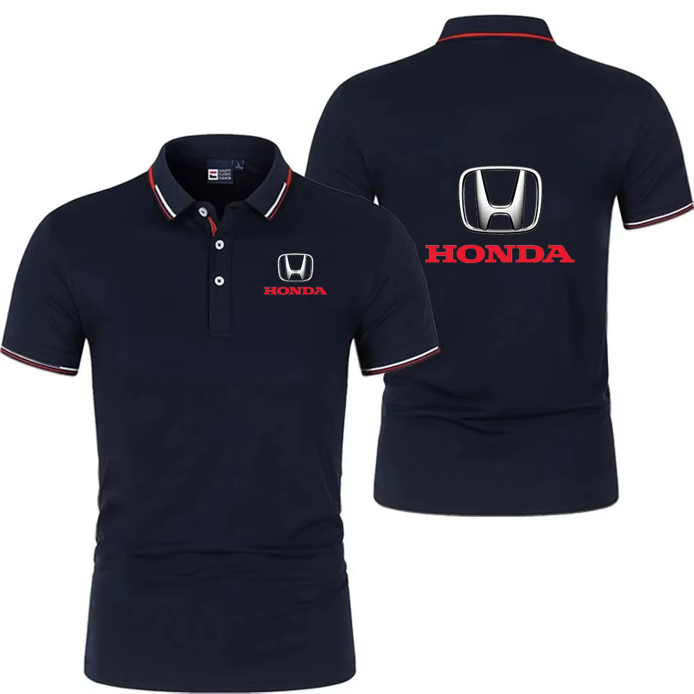 2026 Camiseta Polo Honda Logo Racing Team pour homme