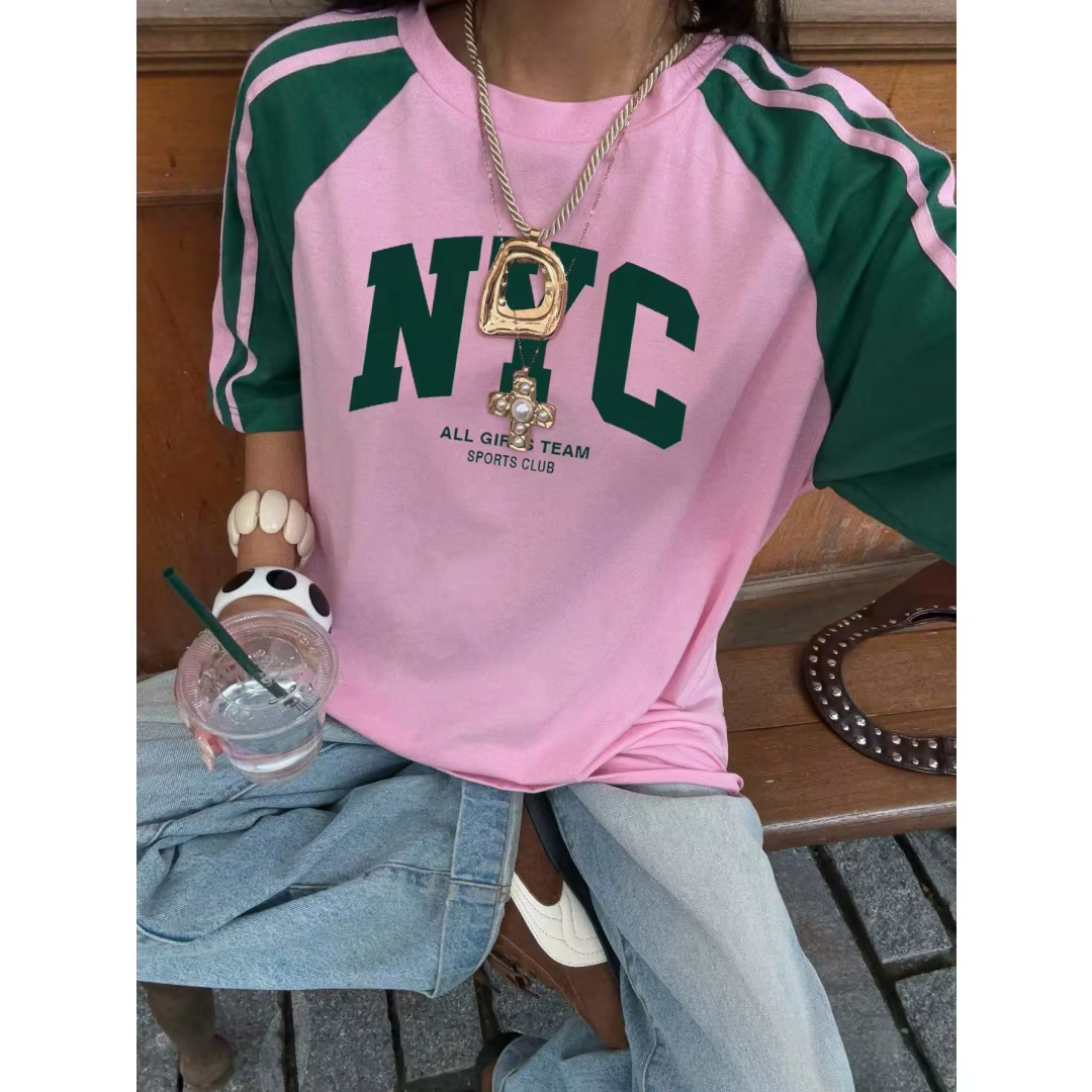 T-shirt à manches raglan pour femme