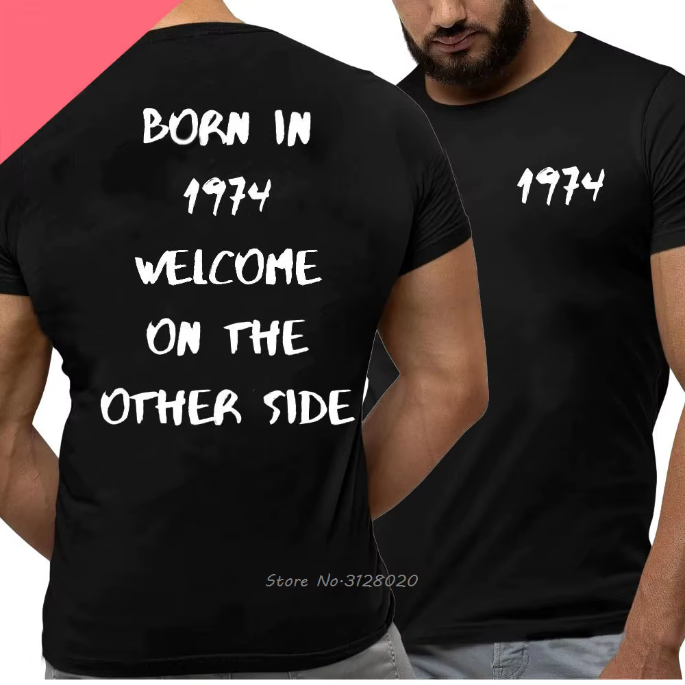 50e anniversaire haute qualité T-Shirt légendes nées en 1974 Vintage 50 ans