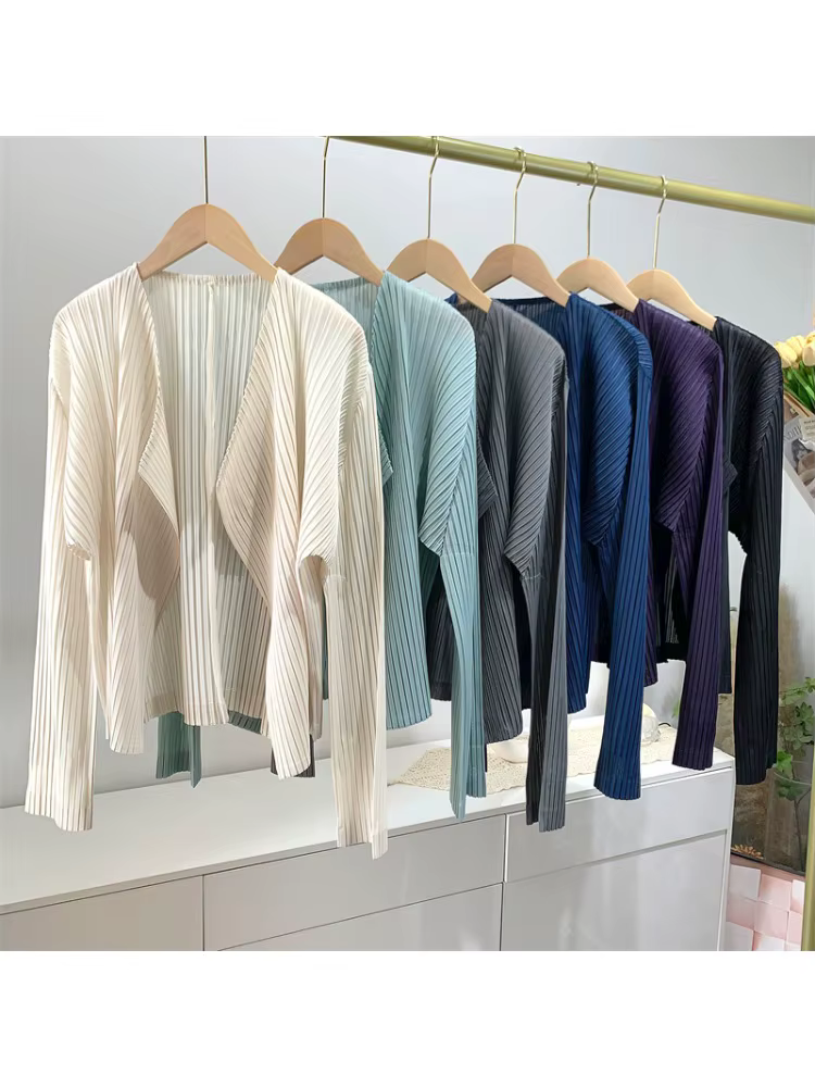 Miyake 2025 printemps haut plié pour les femmes