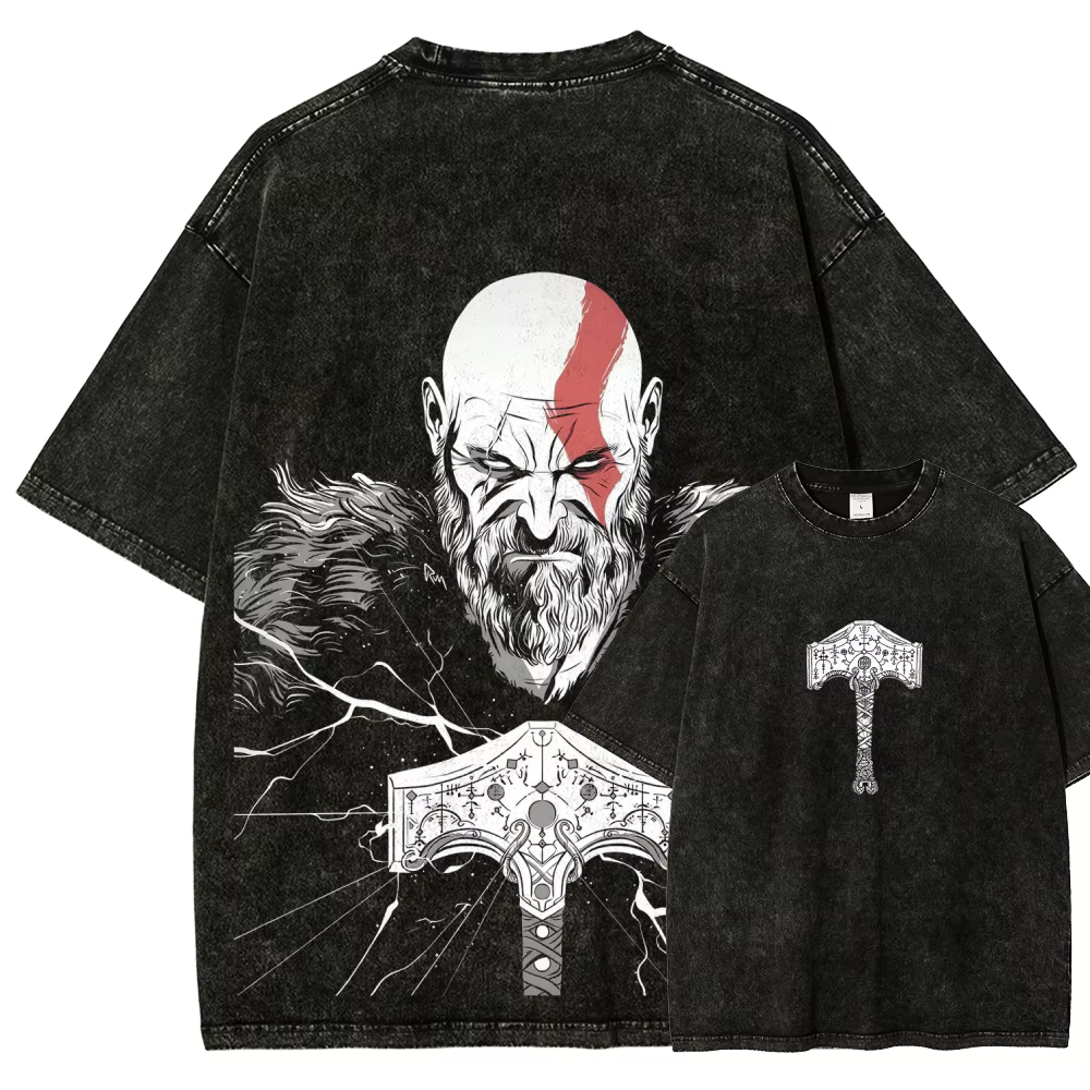T-shirt délavé God of War