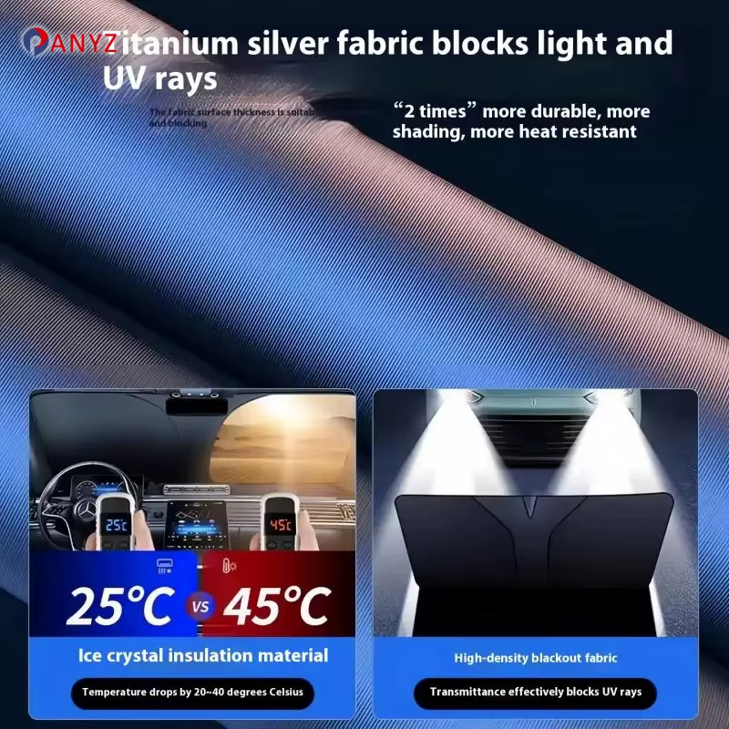 Pare-soleil pliable pour VW Volkswagen Polo 9n 6r Polo 6n2, protection contre les rayons UV, garde la voiture plus fraîche