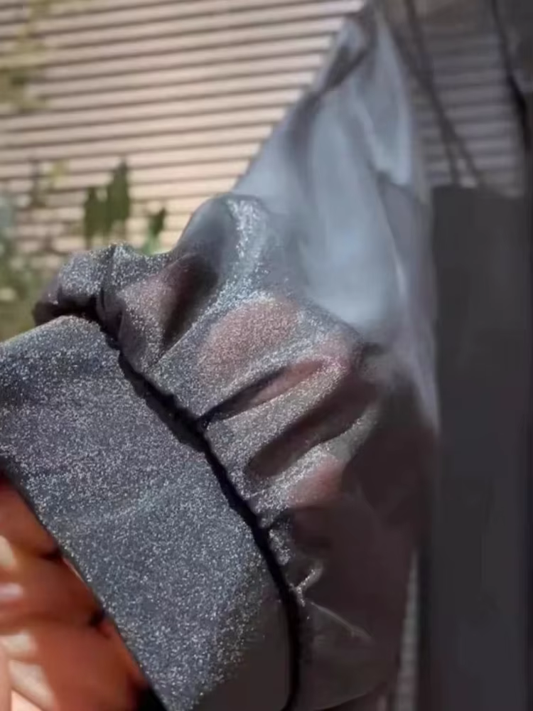 Hauts grande taille pour femmes, chemisiers d'été en mousseline de soie glacée, respirants et résistants au soleil, boutons fins, amples et transparents, chemises à manches longues, 2025