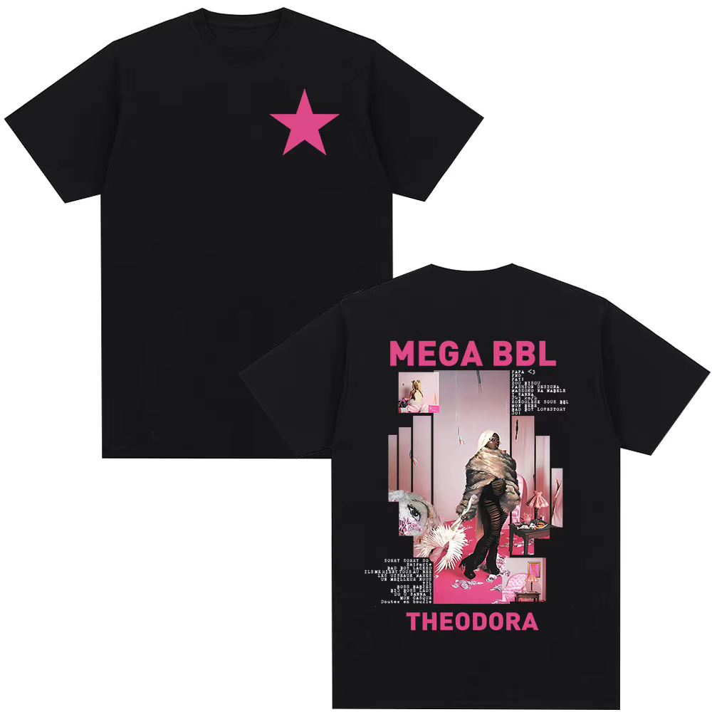 T-shirt Rapper Theodora Mega Bbl Album pour Hommes et Femmes