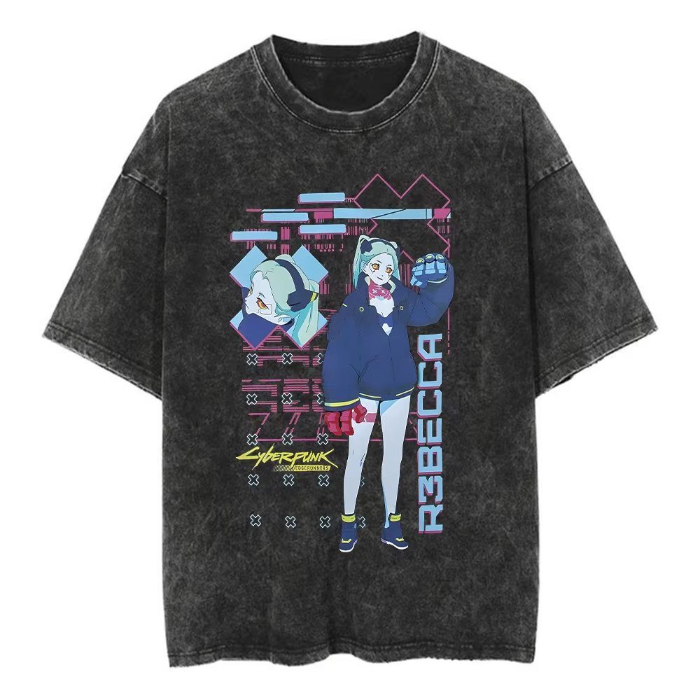 T-shirt d'été Cyberpunk Edgerunners David Martinez 2026