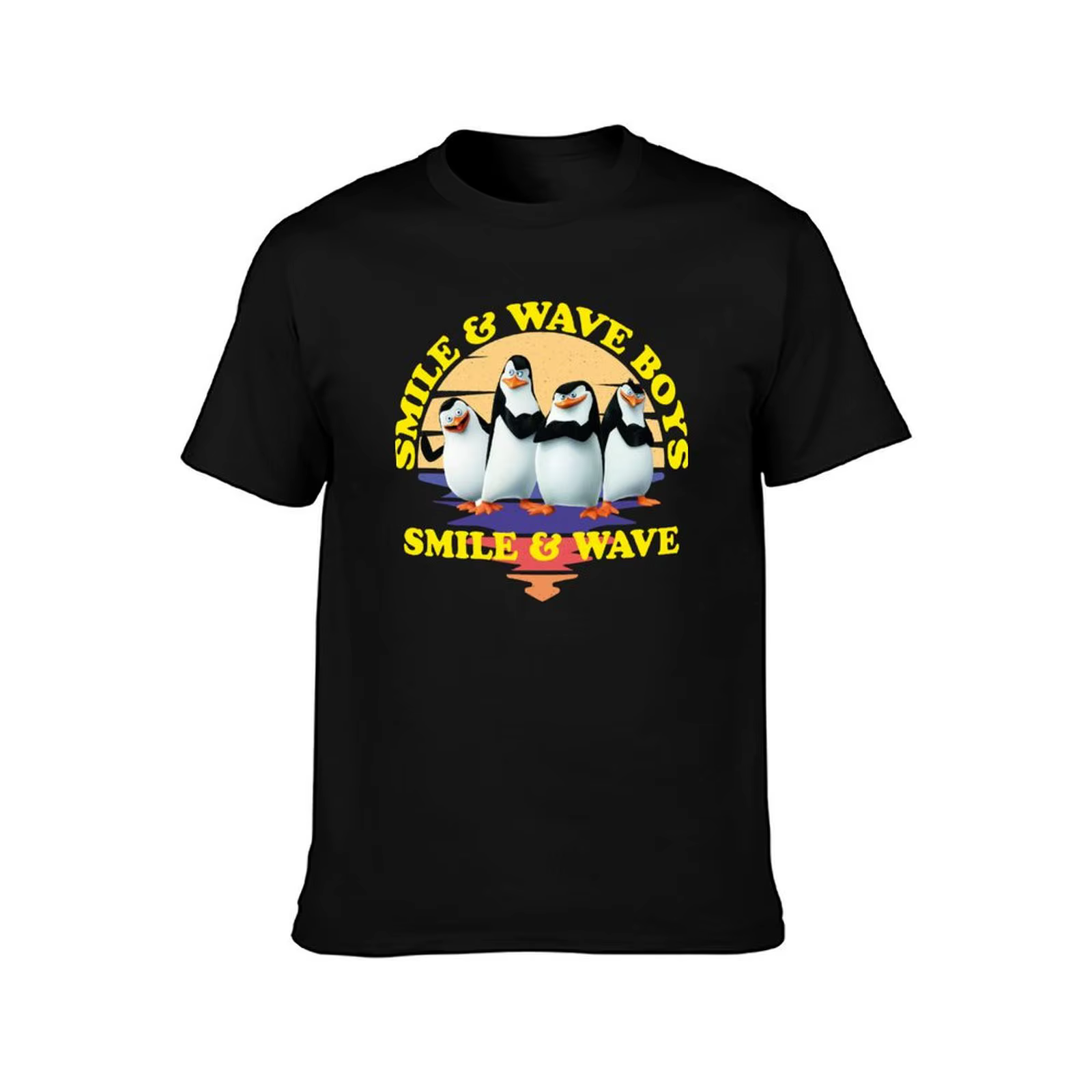 T-Shirt Pingouins de Madagascar pour Homme