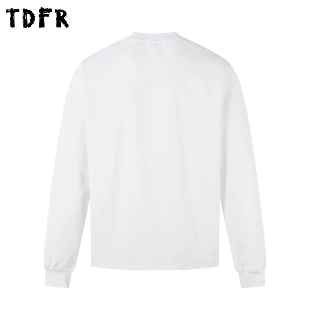 T-shirt à manches longues épissé pour hommes