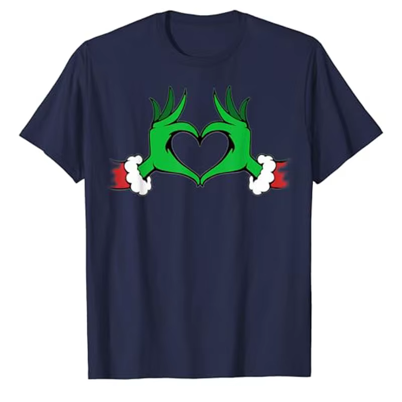 T-shirt graphique grincheux à manches courtes pour la famille