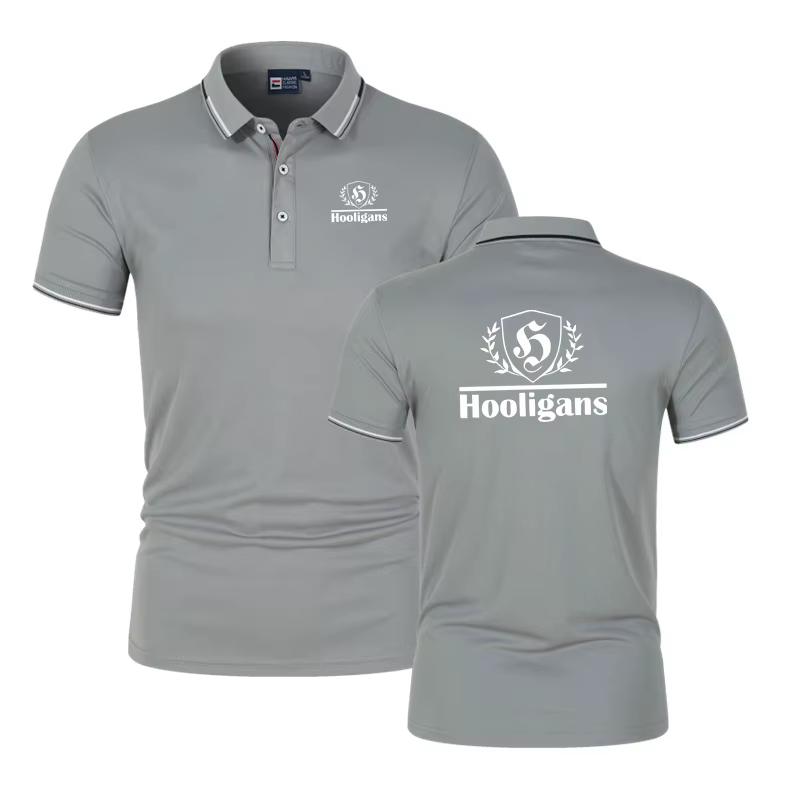 Polo décontracté uni à manches courtes pour homme 2026 – T-shirt d'été tendance