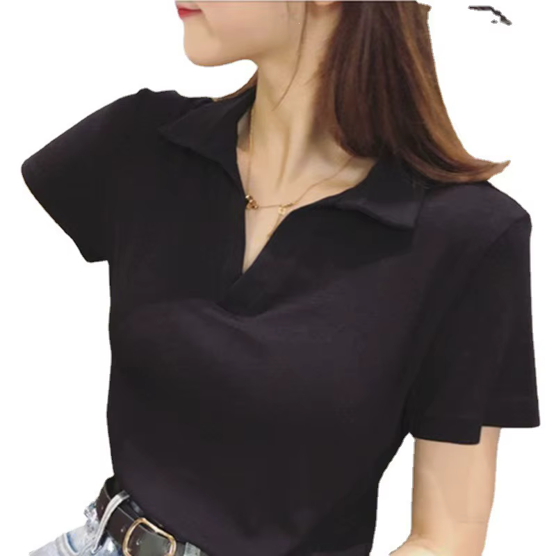 Polo pour femme style américain doux et épicé