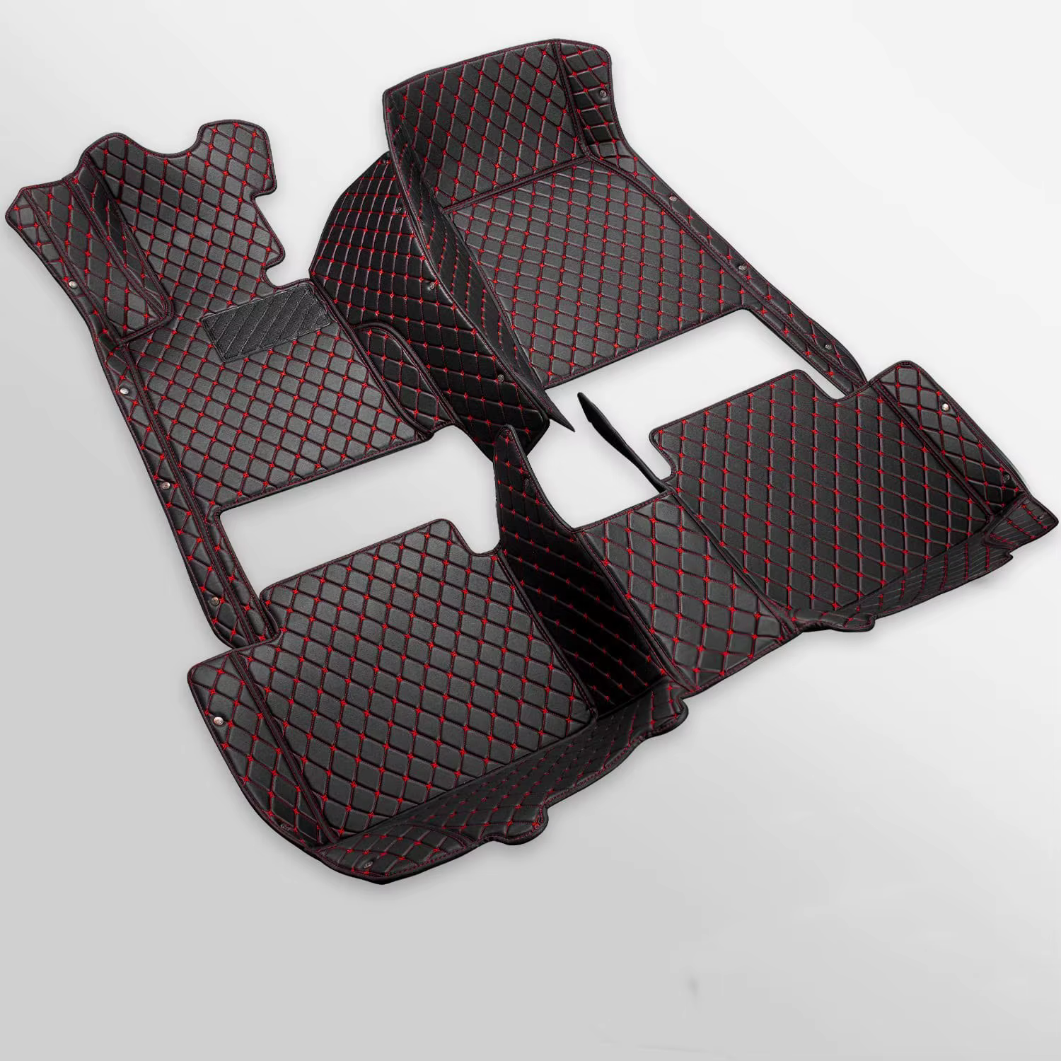 Tapis de sol en cuir automobile personnalisé pour hommes et femmes, tapis de voiture de luxe, couverture complète, VW Polo 6R, 2012, 2013, 2014, 2015, 2016