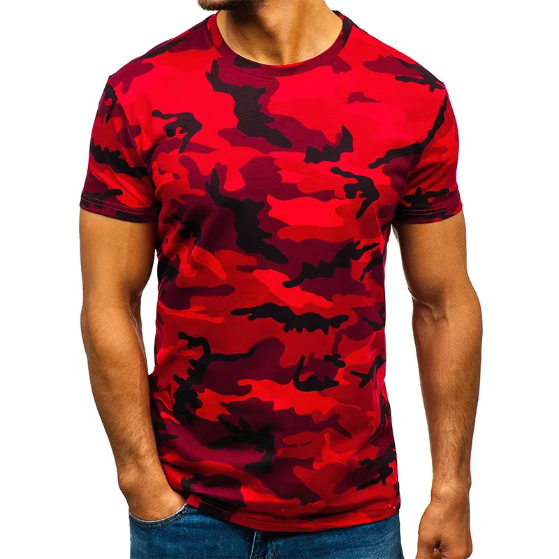 T-shirt camouflage imprimé en 3D