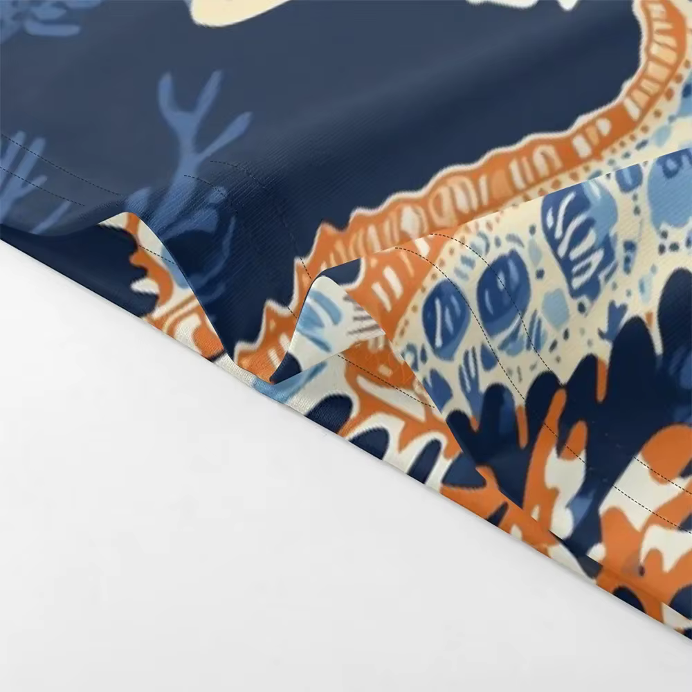 Hippocampe océan vie imprimé débardeur hommes gilet coloré algues poisson graphique sans manches chemise décontractée été en plein air Fitness