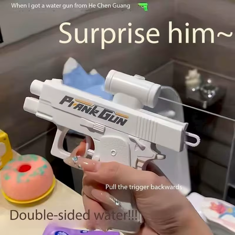 Pistolet à eau inverse Double face drôle-jouet de farces d'été