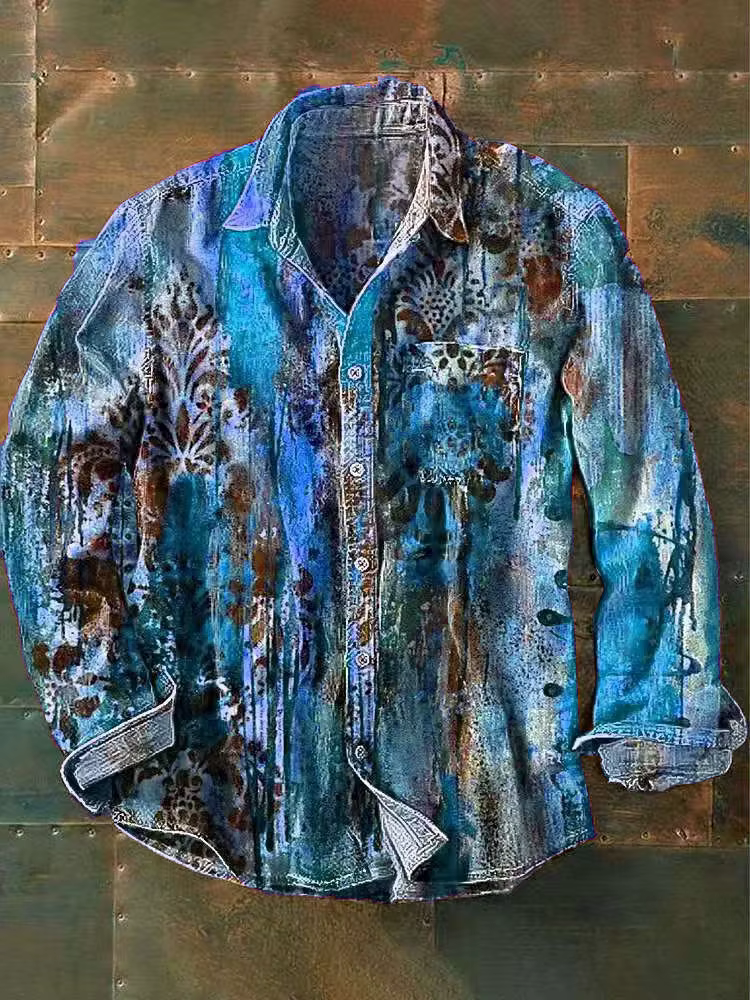 Chemise à manches longues pour hommes