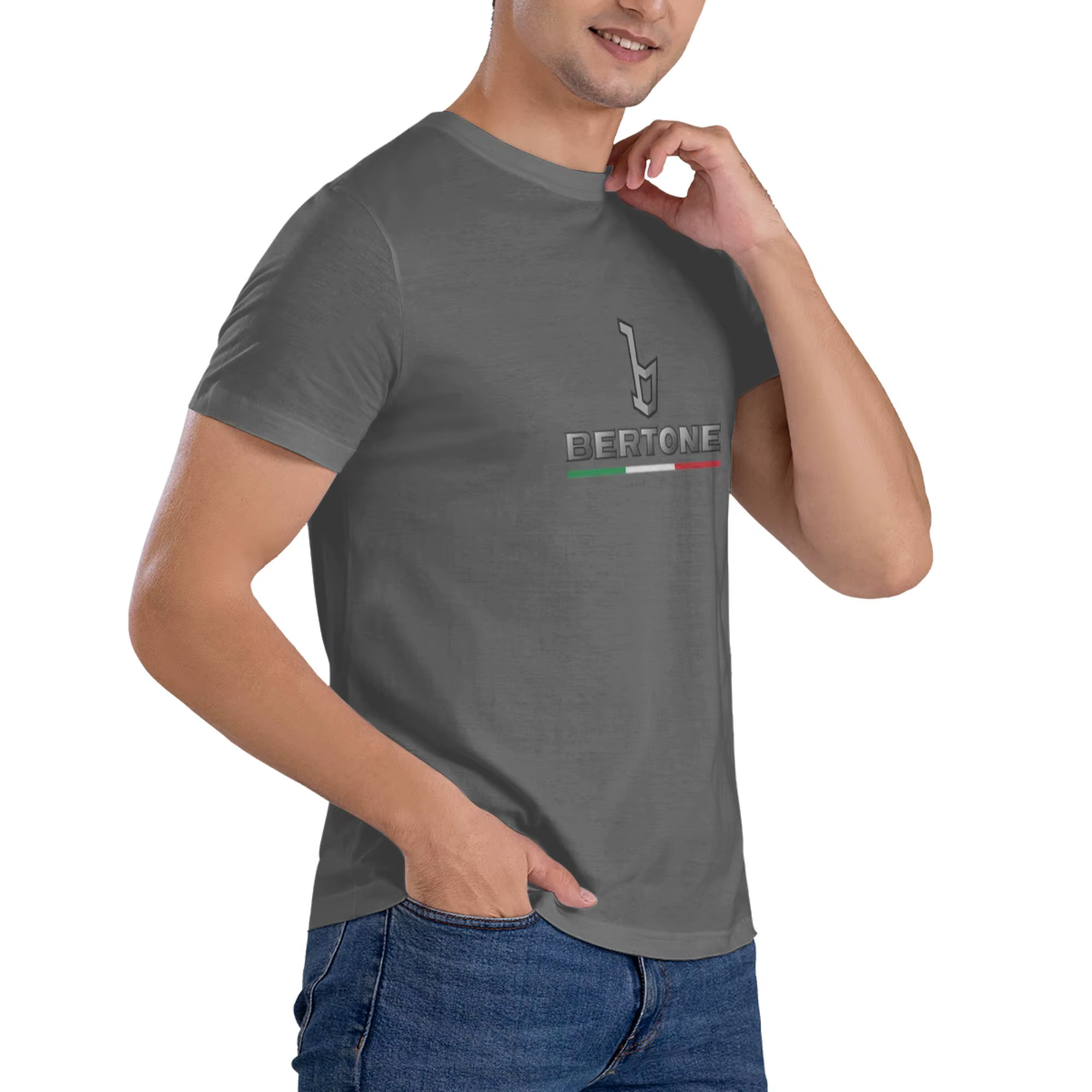 Funny Bertone Promotion T-shirt imprimé pour hommes