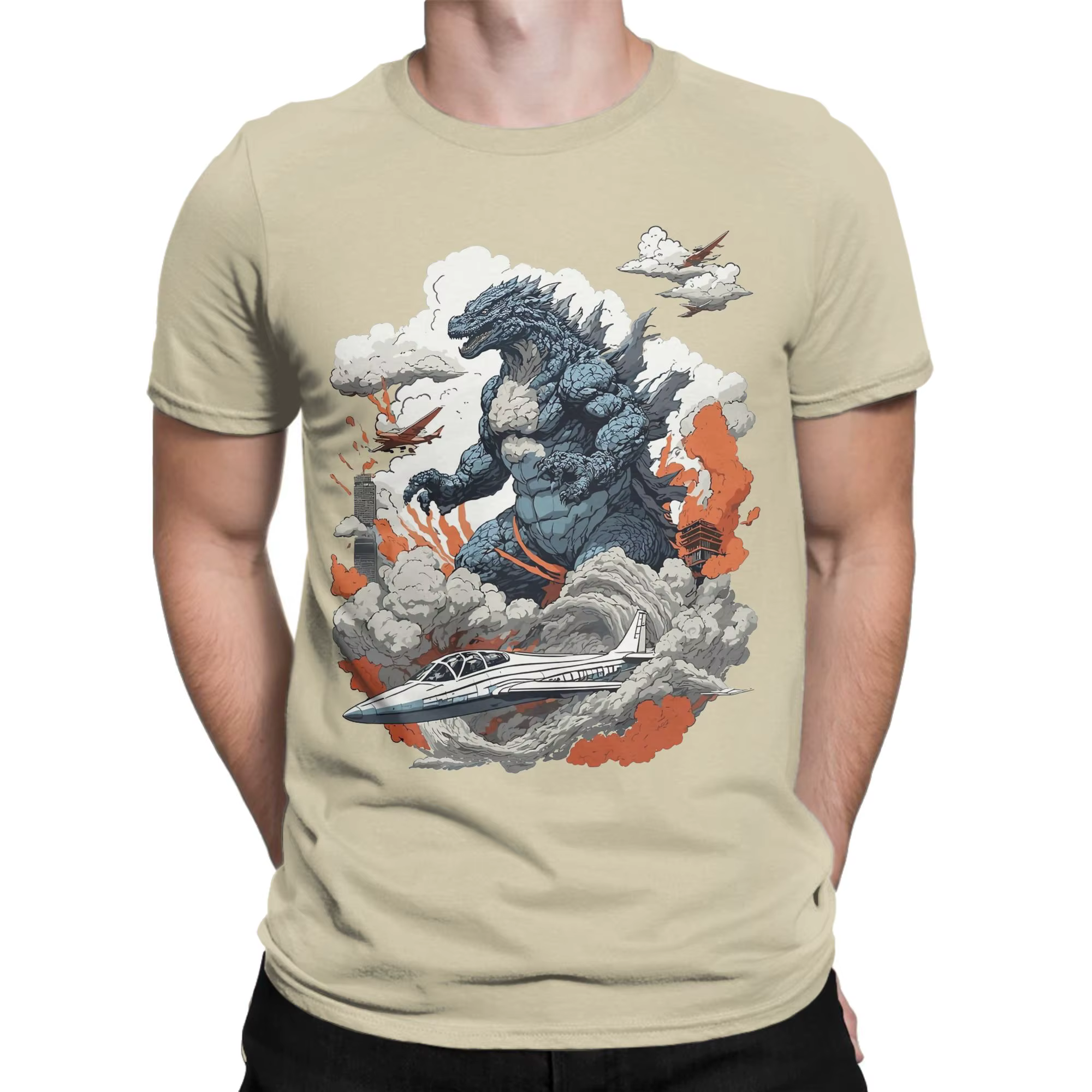 T-shirt Godzillaed Minus One Monster pour hommes et femmes