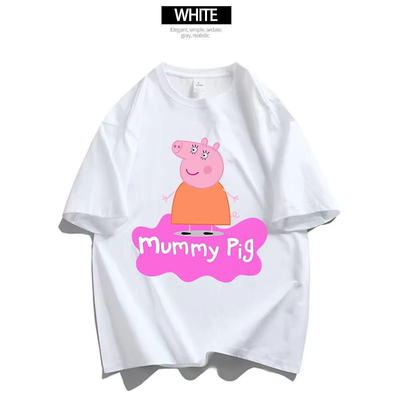 T-shirts Peppa Pig pour hommes et femmes