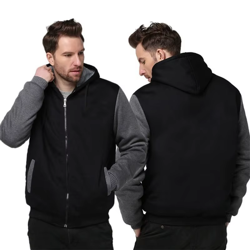 CamSolomon-Veste à Capuche Épaisse pour Homme
