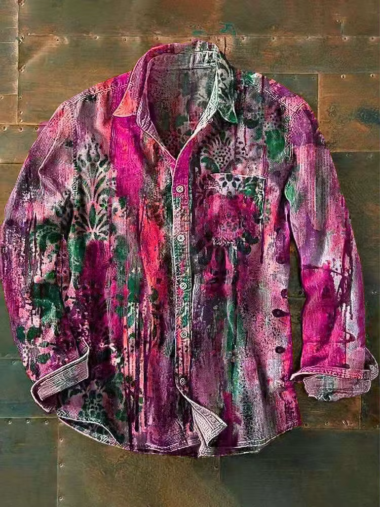 Chemise à manches longues pour hommes