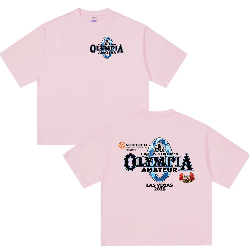 T-shirt graphique Olympia Gym Fitness Pump 2026 pour homme