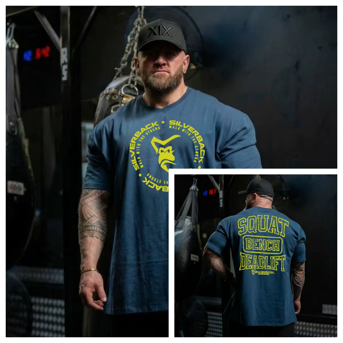 Nouveau T-shirt 2026 GYM avec imprimé Gorilla Squat Bench Deadlift