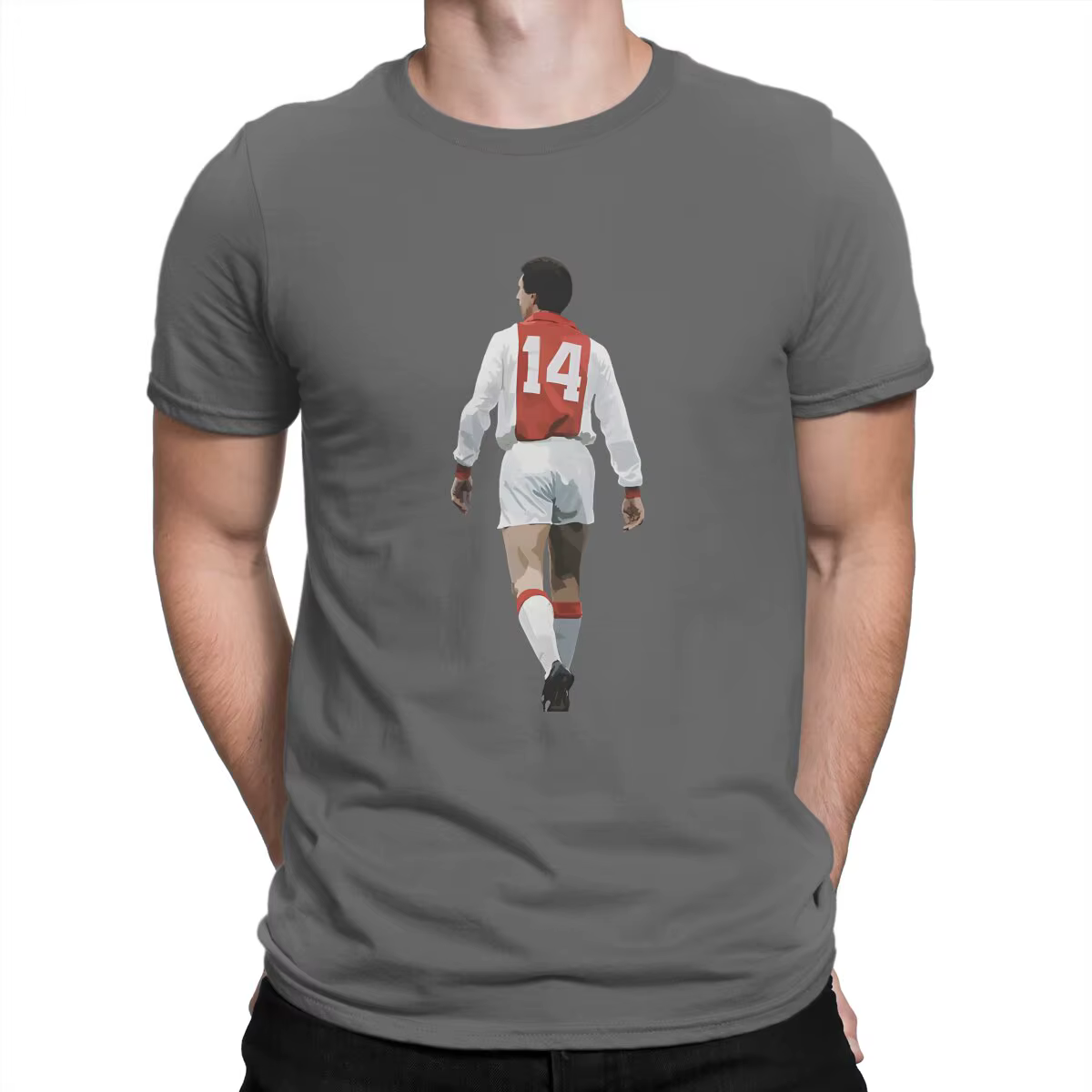 T-shirt Manches Courtes Col Ras du Cou pour Homme