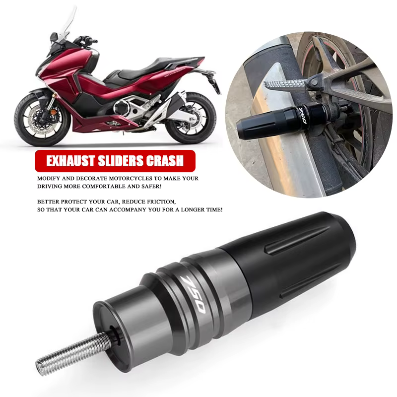 Dernières pour Forza 750 2021 FORZA750 2020 Accessoires moto Protection contre les chutes curseur d'échappement Crash Pad de haute qualité
