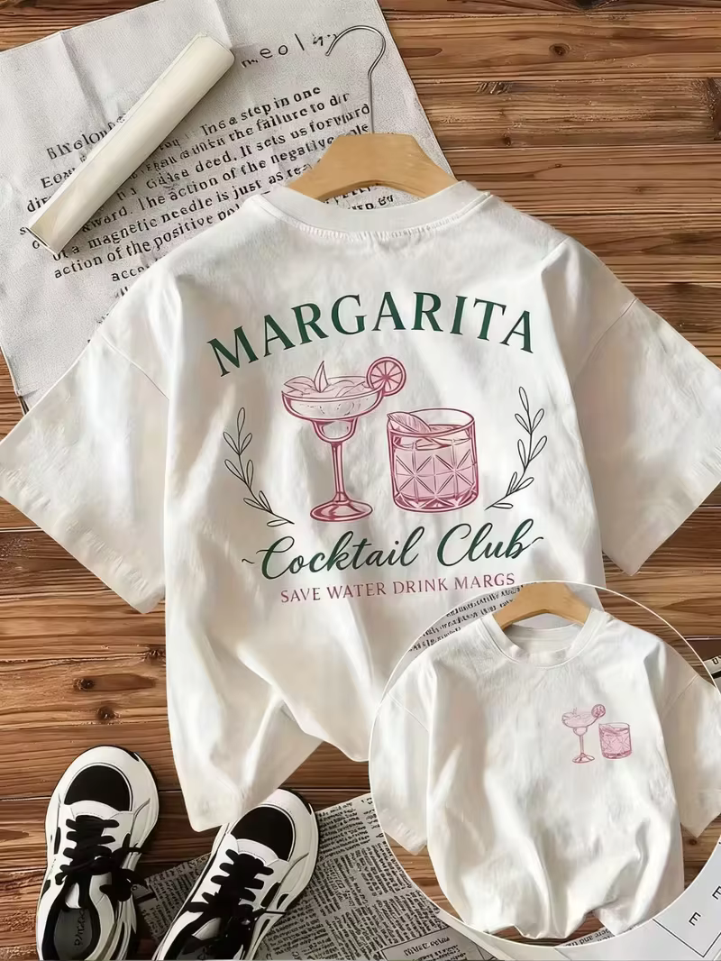 T-shirt graphique pour femmes Margarita Cocktail Club