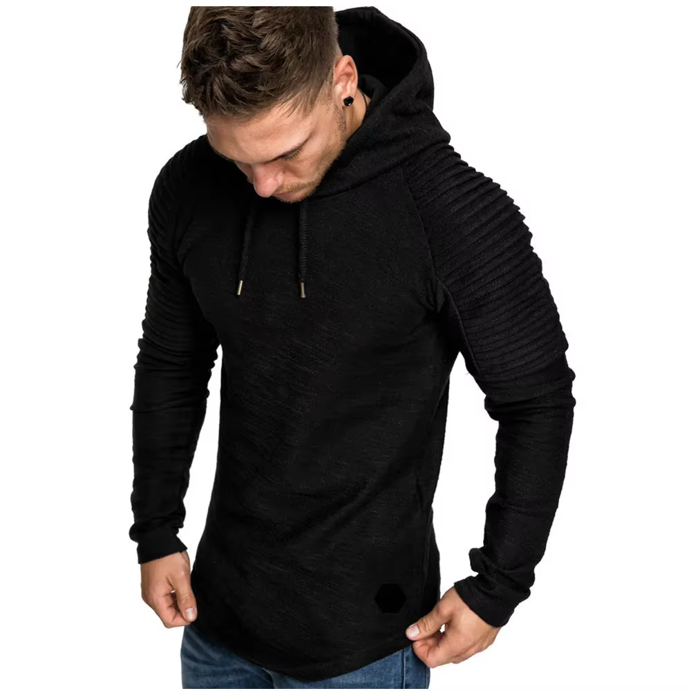 MRMT 2026 Nouveaux Sweats à Capuche Homme à Manches Longues Raglan avec Franges et Plis – Pulls et Sweatshirts