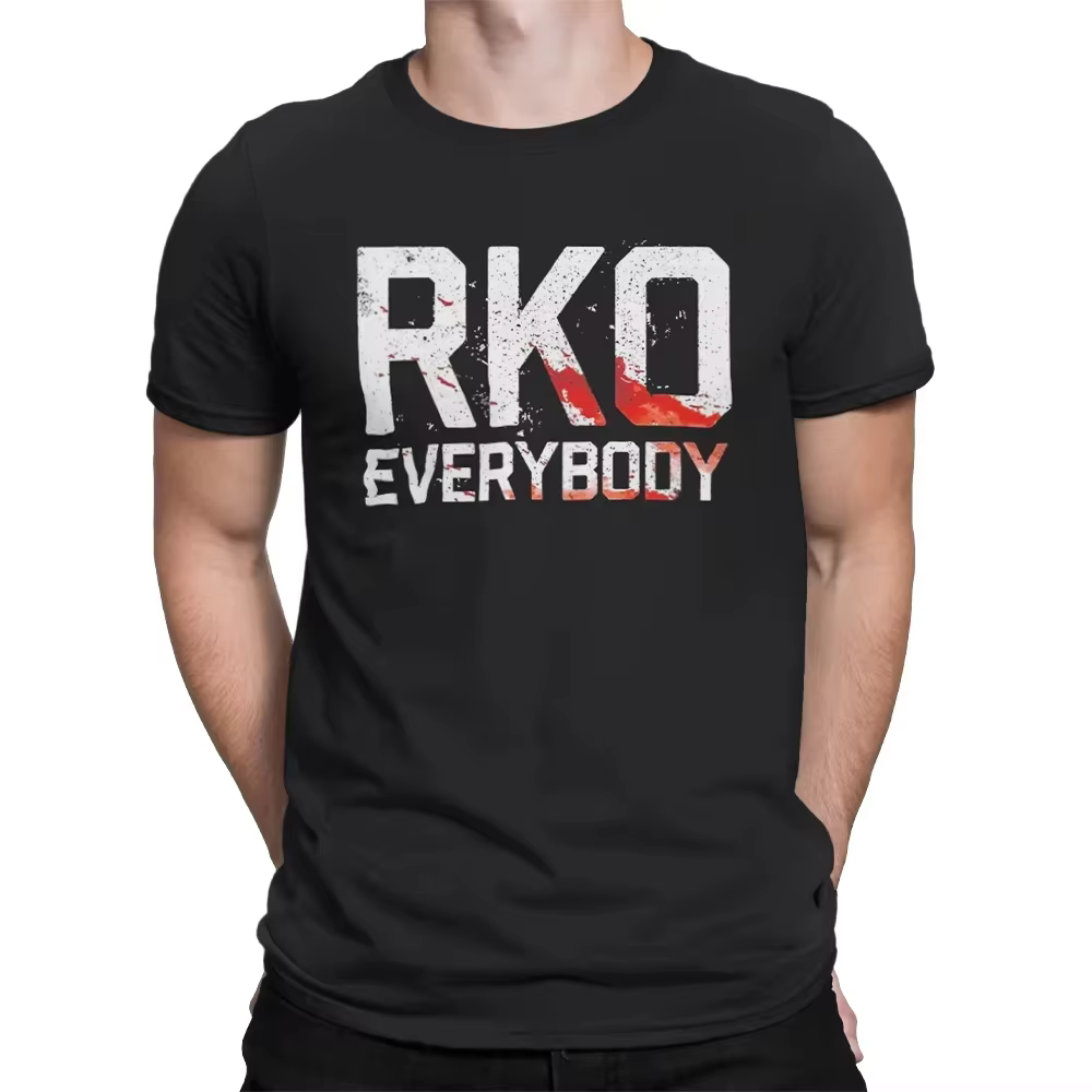 RKO T-shirt de lutte déchiré unisexe pour hommes et femmes