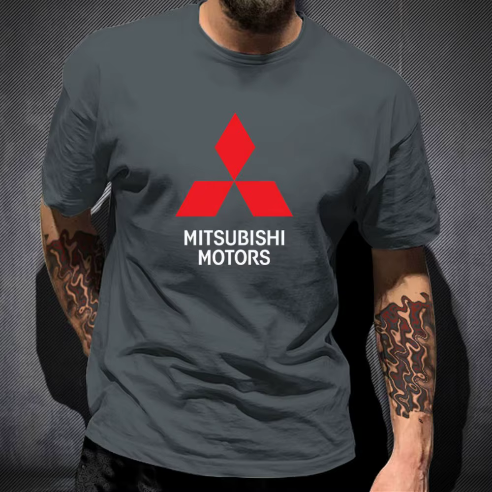 T-shirt imprimé avec le logo Mitsubishi Motors