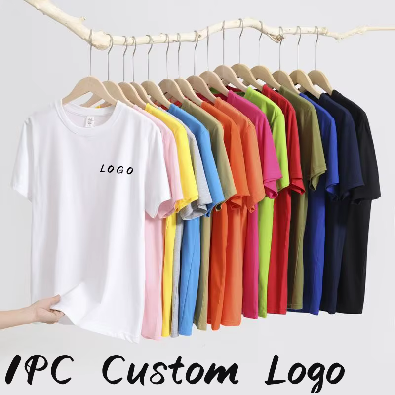 T-shirt à manches courtes et col rond pour hommes et femmes