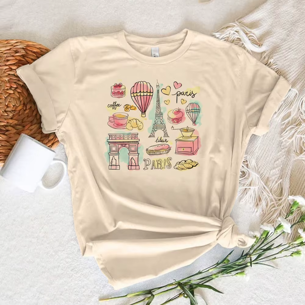 T-shirt Manga Japonais pour Femme, Vêtement Graphique, Comique, Paris