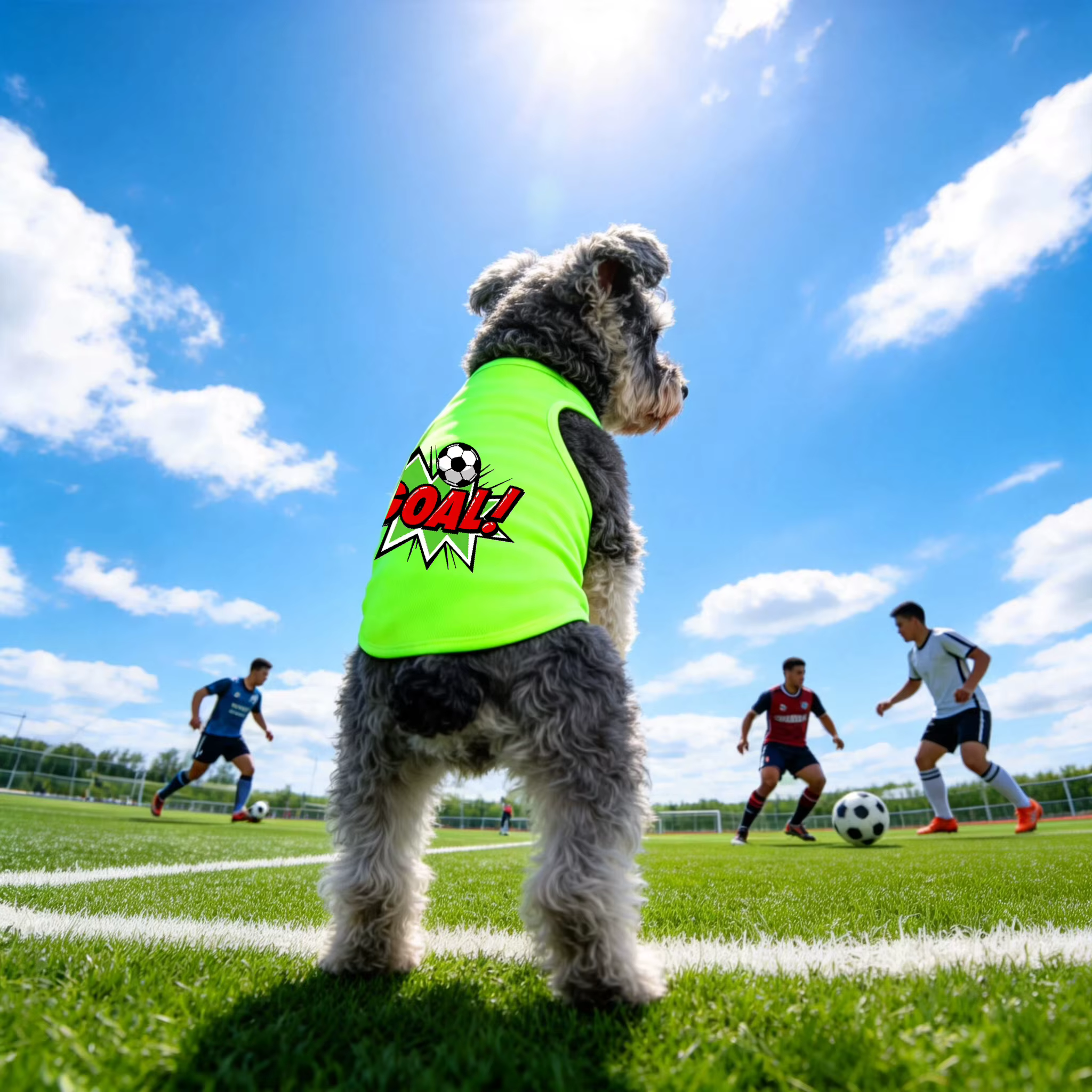 T-shirt imprimé Coupe du Monde pour chien - Des motifs tendance et mignons qui ajoutent de la vitalité à votre