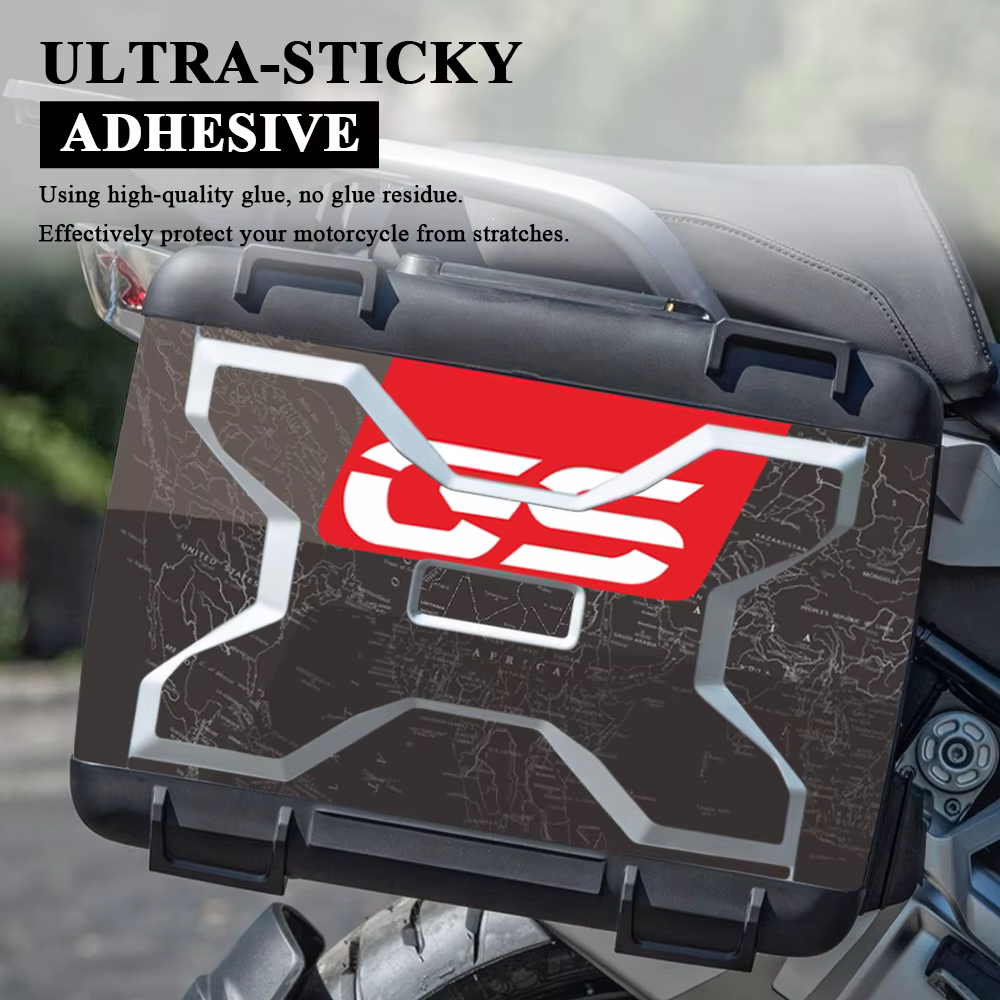 Autocollants pour boîtes de moto, accessoires for BMW Vario Case R1200GS R1250GS 2004-2024, décalcomanies pour boîte latérale for R 1250 GS 1250GS R1200 1200GS
