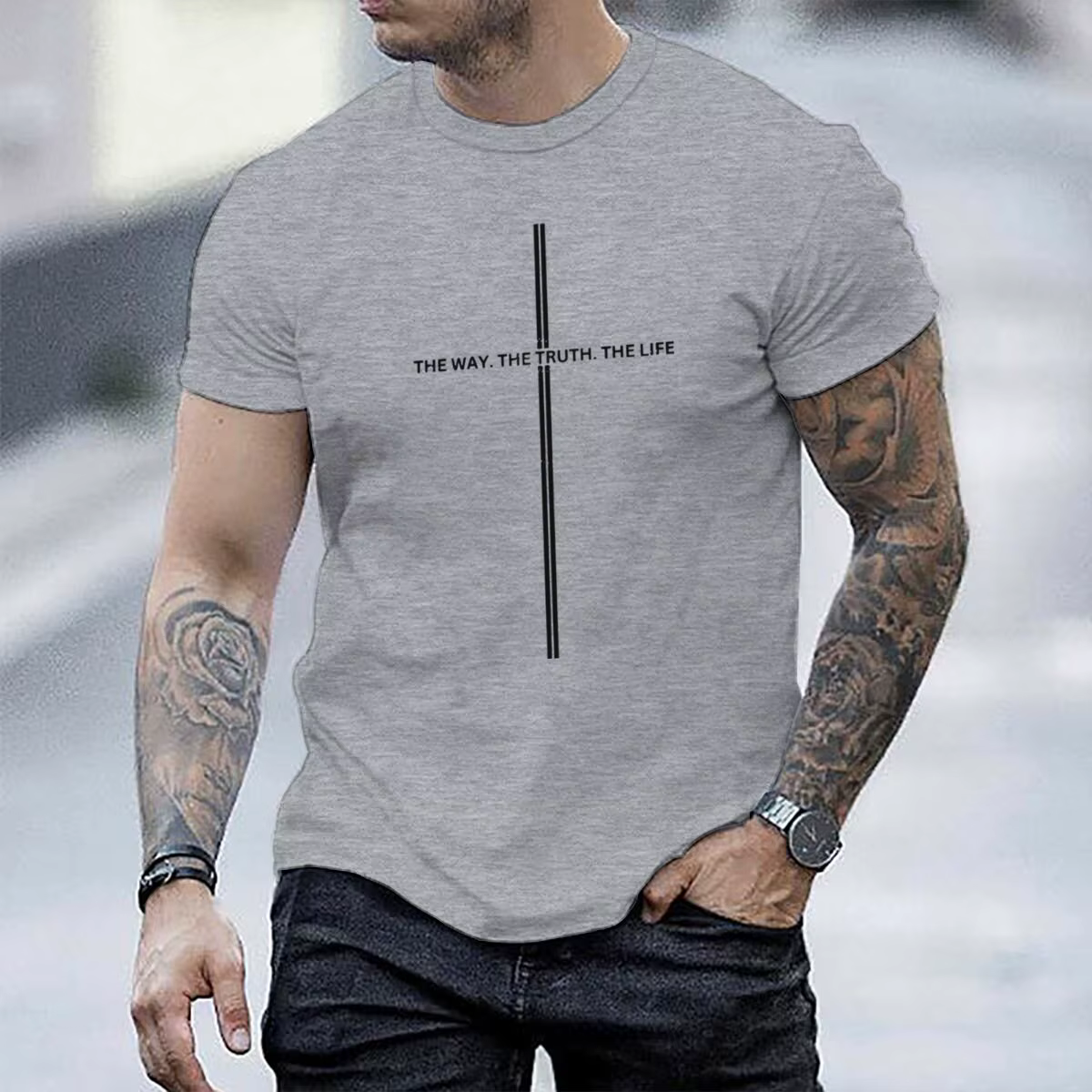 T-shirts chrétiens Jésus pour hommes et femmes