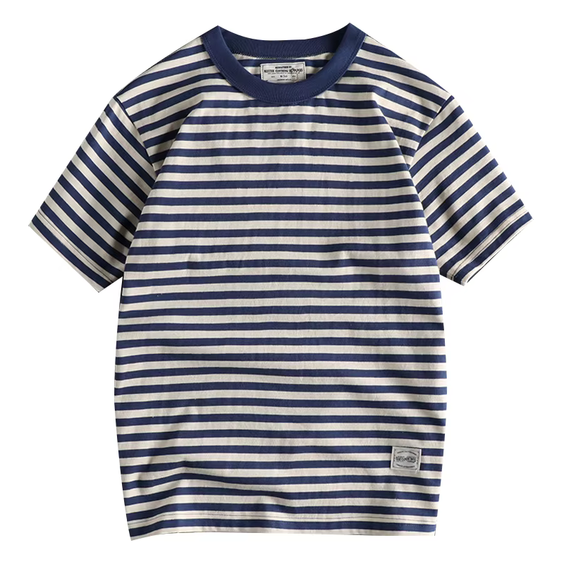 T-shirt rayé vintage pour homme