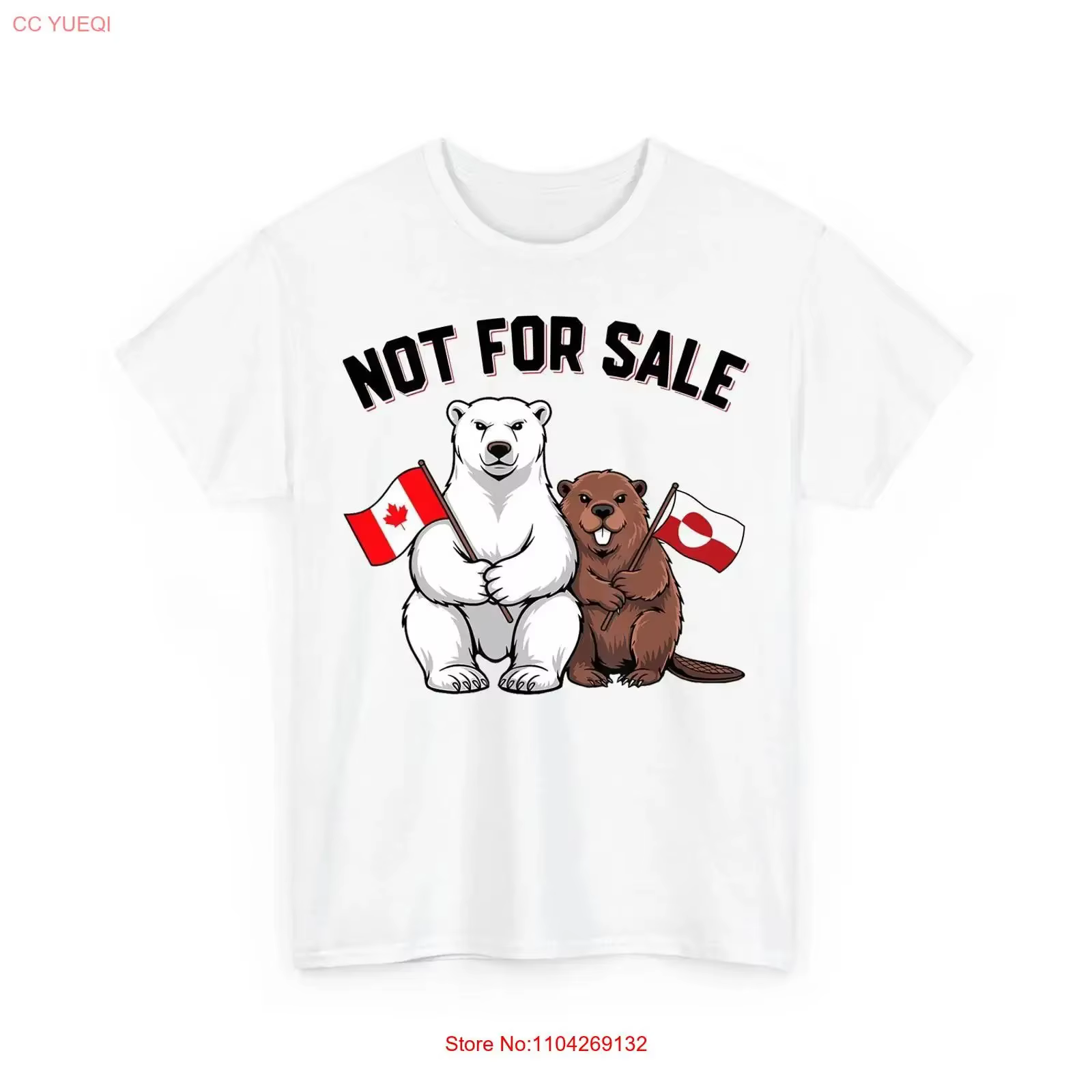 T-shirt « Greenland n'est pas à vendre » – « Hands Off Make America Go Away » – Graphisme vintage délavé – Streetwear